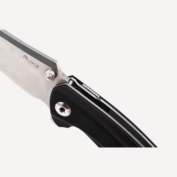 Нож складной RUiKE P155 (Сталь_14C28N/Черный_G10)